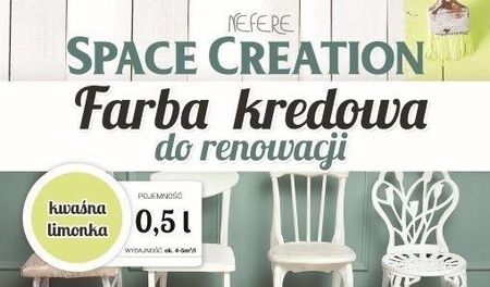 Space Creation Farba Kredowa Do Renowacji - Limonka 0,5L (5906874753675)