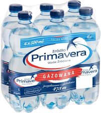 Zdjęcie Primavera Woda Źródlana Gazowana 500ml - Bierutów