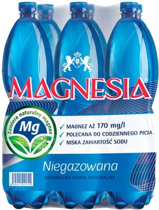 Magnesia Naturalna Woda Mineralna Niegazowana 1,5l