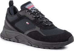 Zdjęcie Sneakersy TOMMY HILFIGER - Fashion Mix Sneaker FM0FM02582 Black BLK - Toruń