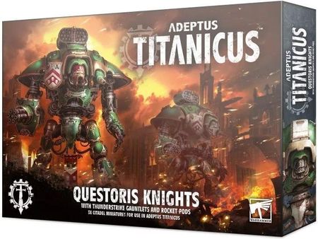 Games Workshop Adeptus Titanicus: Questoris Knights With Thunderstrike Gauntlets And Rocket Pods
