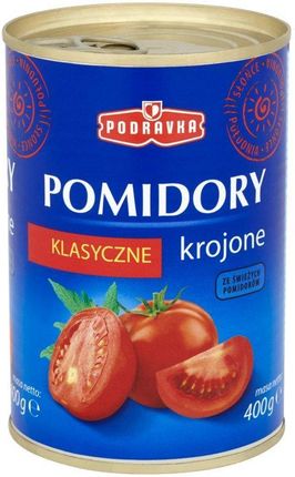 Podravka Smaki Kuchni Śródziemnomorskiej Pomidory Krojone W Soku Pomidorowym Klasyczne 400G