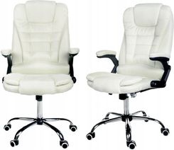 Zdjęcie Materiałowy Fotel biurowy leżanka GIOSEDIO FBJ005 Beżowy - Malbork