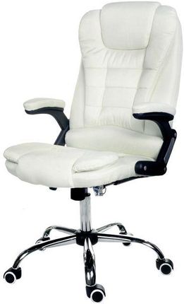 Materiałowy Fotel biurowy leżanka GIOSEDIO FBJ005 Beżowy