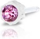 Zdjęcie Blomdahl Kolczyk do przekłuwania ucha plastik medyczny daisy rose 4mm różowy kolczyki - Legionowo