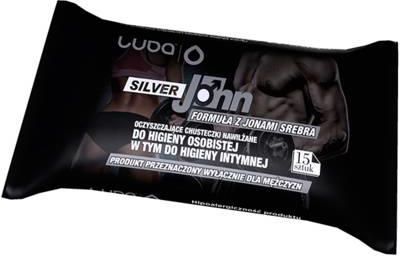Luba 15Szt Silver John Oczyszczające Chusteczki Nawilżane Do Higieny Osobistej Dla Mężczyzn 