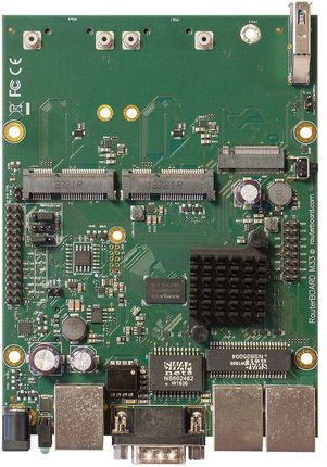 MIKROTIK  ROUTERBOARD M33G WITH DUAL CORE 880MHZ CPU, 256MB RAM, 3X (RBM33G)