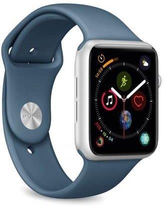 PURO ICON Apple Watch Band - Elastyczny pasek sportowy do Apple Watch 42 / 44 mm (S/M & M/L) (Avio)
