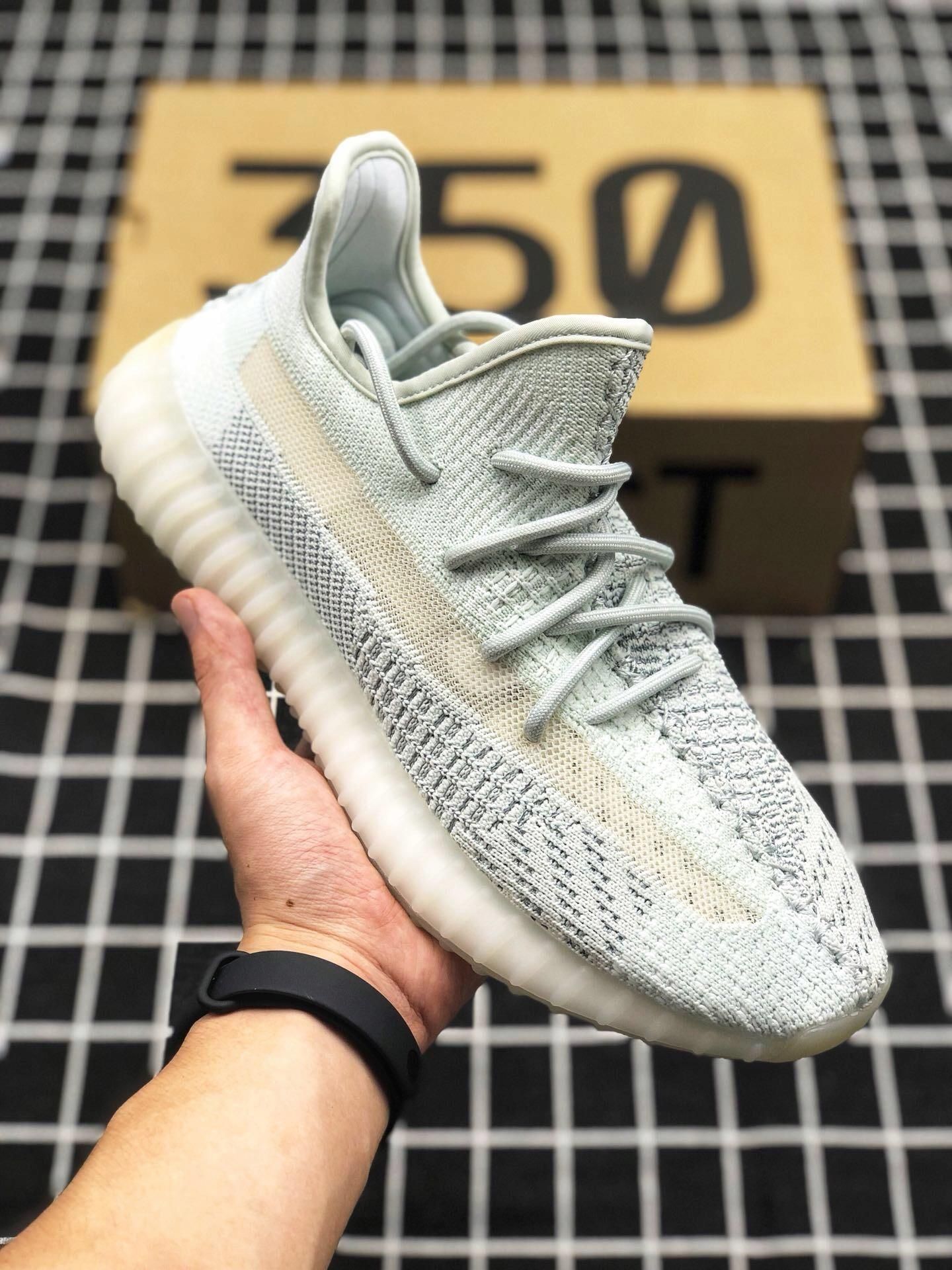 adidas gazelle silver green womens Adidas YEEZY BOOST 350 V2 'YARN LIGHT' – DTLR main image 1
