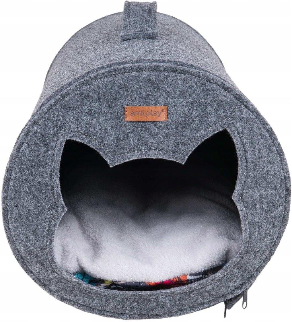 amiplay Domek Tunel d/ kota Quick Press 2in1 Hygge - zdjęcie 1 amiplay Domek Tunel d/ kota Quick Press 2in1 Hygge
