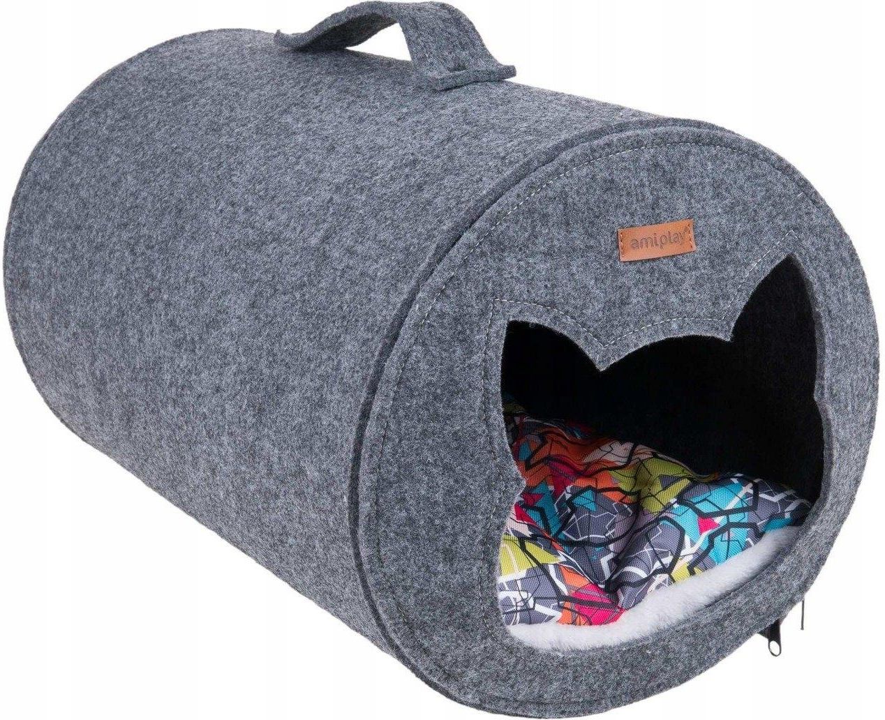 amiplay Domek Tunel d/ kota Quick Press 2in1 Hygge - zdjęcie 6 amiplay Domek Tunel d/ kota Quick Press 2in1 Hygge