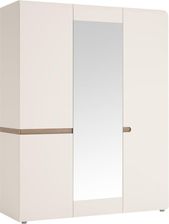 Zdjęcie Szafa Biała Połysk Ubraniowa z Lustrem Linate 22 - Ostrów Lubelski