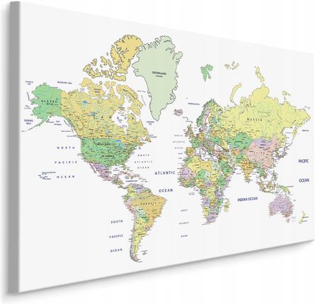 Obraz Polityczna Mapa Świata 100x70 /82821483