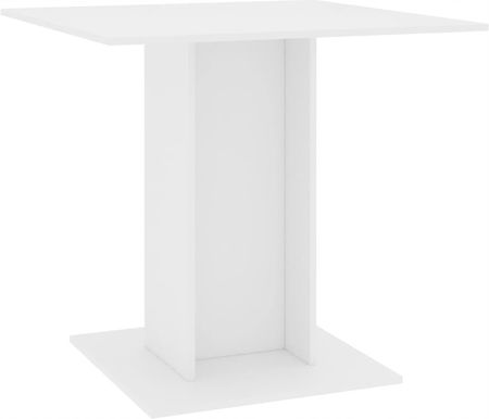 Stół jadalniany, biały, 80 x 80 x 75 cm,