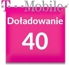 T-Mobile 40 zł Doładowanie - Doładowania i startery