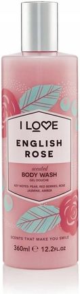 I Love... English Rose Body Wash Płyn Do Kąpieli Róża 360Ml