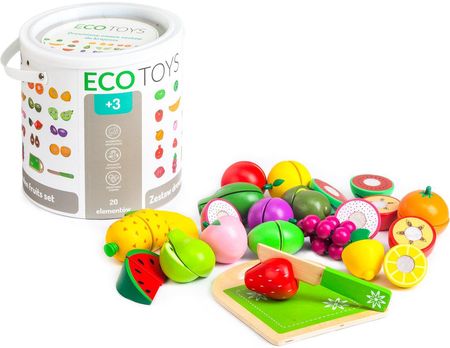 Ecotoys Zabawka Edukacyjna Owoce Do Krojenia