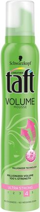 Taft Volume Mousse Pianka Do Włosów Zwiększająca Objętość 200Ml Ultra Strong 4