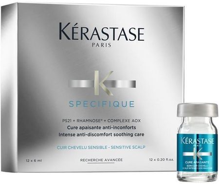 Kerastase Specifique Cure Apaisante Ampułki Kojące Dla Wrażliwej Skóry Głowy 12X6Ml