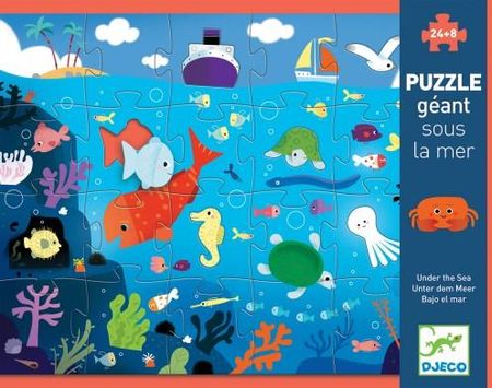 Djeco Puzzle Kartonowe Gigant W Morzu Dj07116