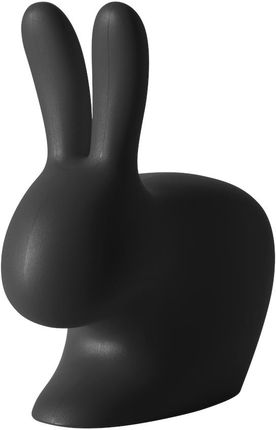 Qeeboo Krzesełko Rabbit Czarny 90002Bl