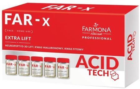 Farmona Professional Acid Tech Far x Extra Lift Home Use Podciągające Serum Do Twarzy Do Pielęgnacji Domowej 5x5 ml