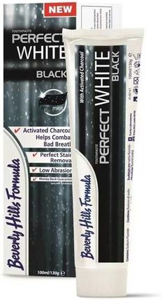 Beverly Hills Formula Perfect White Black Czarna Pasta Do Zębów 100Ml