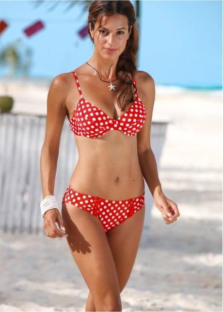 Bonprix BY335 MAJTKI FIGI OD BIKINI W GROSZKI 38 40 lipstone.pl