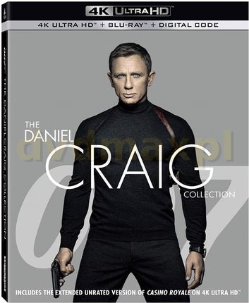 007 The Daniel Craig Collection: Casino Royale / Quantum of Solace / Skyfall / Spectre [BOX] [4xBlu-Ray 4K]+[4xBlu-RAy]