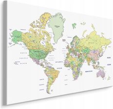 Obraz Polityczna Mapa Świata 120x80 /82821483