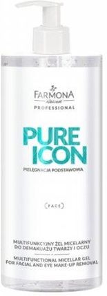 Farmona Pure Icon Multifunkcyjny Żel Micelarny Do Demakijażu Twarzy I Oczu 500Ml