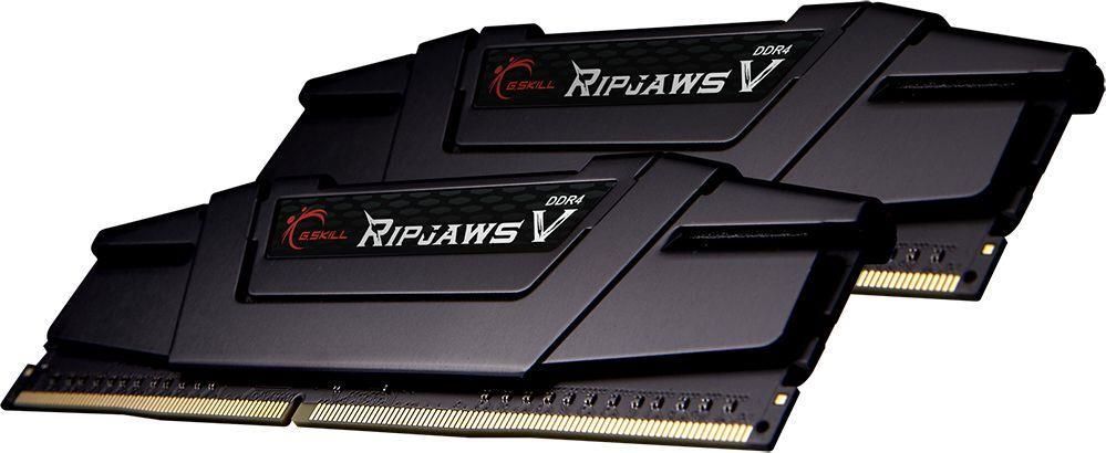 G.Skill RipjawsV 32GB (2x16GB) DDR4 3600MHz CL16 Black (F4-3600C16D-32GVKC) - zdjęcie 2 G.Skill RipjawsV 32GB (2x16GB) DDR4 3600MHz CL16 Black (F4-3600C16D-32GVKC)
