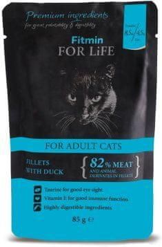 Fitmin Cat Pouch Adult Duck 85G