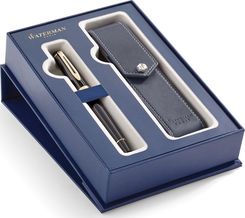 Zdjęcie Waterman Pióro wieczne Expert Black &amp; Leder Etui M Set - Skępe