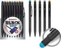 Tadeo Trading Penmata Długopis Black Touch mix kolorów ( opak 25 szt)