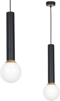 Lampa wisząca Auris 1 Czarny MLP4835 - Milagro