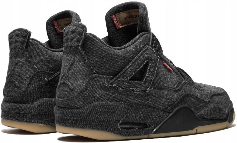 jordan 4 levis black