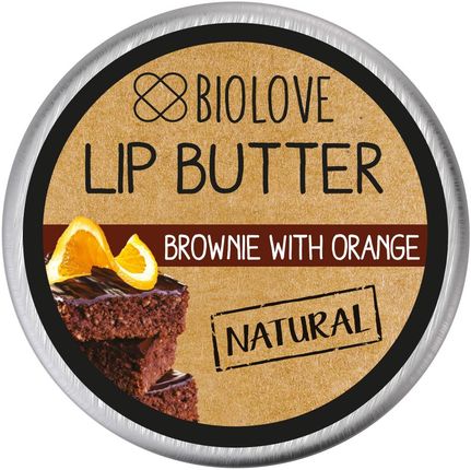 Biolove Masełko Do Ust Brownie Z Pomarańczą 15ml