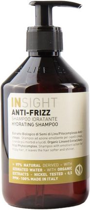 Insight Anti Frizz Shampoo Hydrating Szampon Do Włosów Kręconych I Suchych 400 ml
