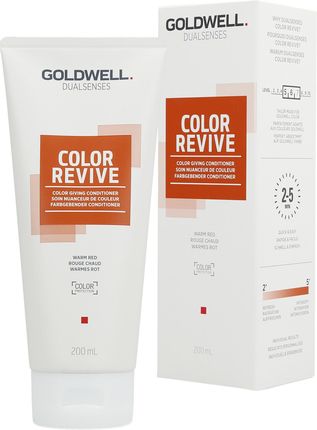 Goldwell Dualsenses Color Revive Odżywka Koloryzująca Ciepła Czerwień 200 ml