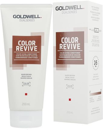 Goldwell Dualsenses Color Revive Odżywka Koloryzująca Ciepły Brąz 200 ml