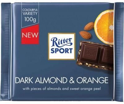 Ritter Sport Dark Almond Orange 100g