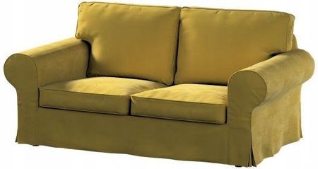 Pokrowiec na sofę Ektorp 2 os Ikea oliwkowy velvet