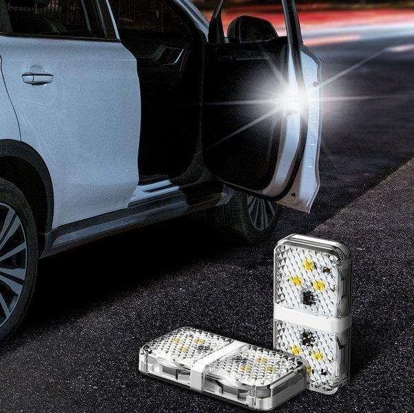 Baseus 2x lampka Led do drzwi samochodu biały - zdjęcie 5 Baseus 2x lampka Led do drzwi samochodu biały
