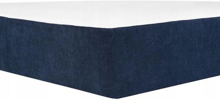 Beliani Materac z pianką memory 140 x 200 cm dwustronny dla 2 osób biało-granatowy Allure - zdjęcie 5