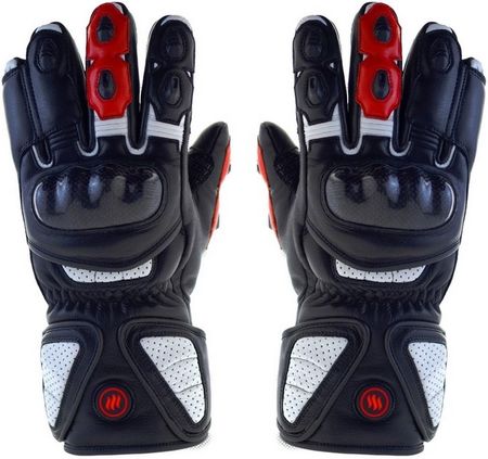 Glovii Ogrzewane rękawice motocyklowe, XL, czarne (GDBXL)