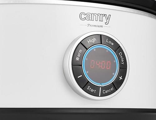 Camry CR 6410 Wolnowar elektryczny z misą ceramiczną 6,5L - zdjęcie 2 Camry CR 6410 Wolnowar elektryczny z misą ceramiczną 6,5L