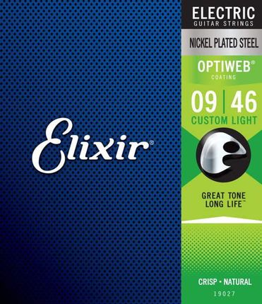 Elixir Struny Do Gitary Elektrycznej Optiweb 9-46