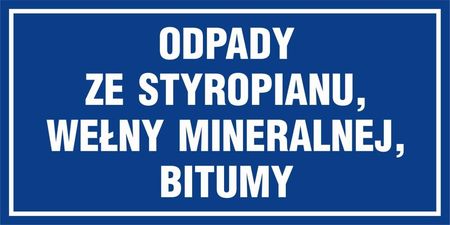 Topdesign Oa110 De Pn ''Odpady Ze Styropiany Wełny Mineralnej Bitumy"