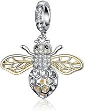 Valerio  Charms Pandora Pracowita Pszczoła Cyrkonie Srebro 925 Bead5